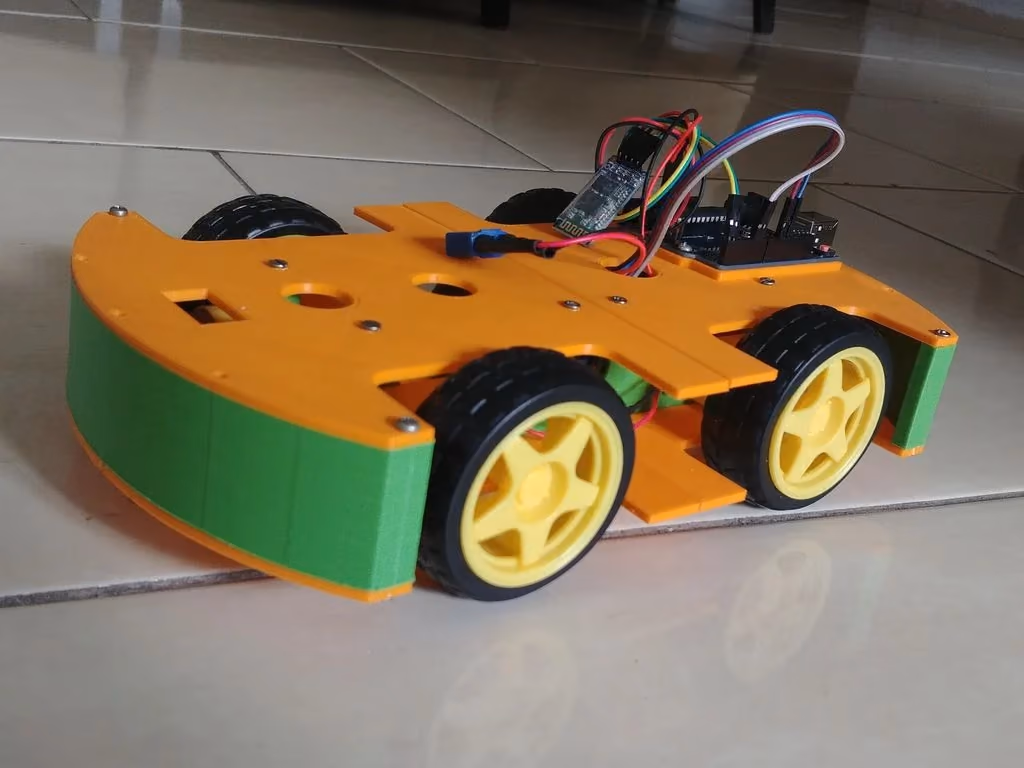 ROBOCAR robotics kit — build photo 1